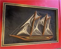 Sailboat Stringart Picture-25"WX16"L-see pics
