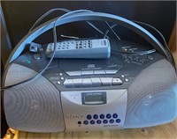 Sony CD Radio Cassette Player with Remote-tested