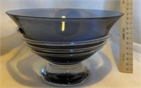Blue Glass Decorative bowl