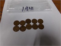 10-1941 wheat pennies