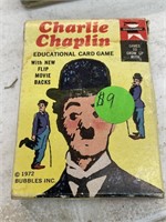 Charlie Chaplin Educational Card Game 1972