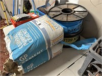 2 x 20Kg Bags Cement & 2 Rolls Warning Tape