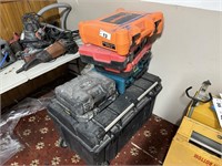 6 Power Tool Cases & Moulded Plastic Tool Box