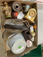 Vintage Soap Bowl, Knobs, tools