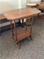 Hallway table on castor wheels