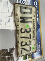 Illinois 1978 Dealer License Plate