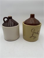 2-crock cookie jars