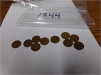10-1944 wheat pennies