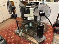 4 Industrial Wall Mounted Fans & 3 Domestic Fans