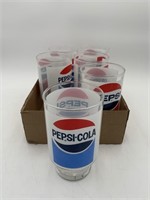 6-Pepsi Cola glasses