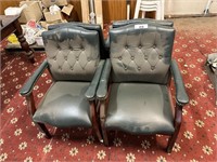 4 Period Style Padded Arm Chairs