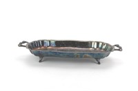 EMPIRE SILVER CO. SILVERPLATE FOOTED TRAY