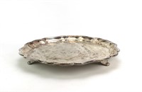 LARGE SILVER PLATE SERVING TRAY