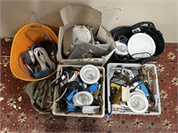 6 Boxes Light Fittings, Transformers etc