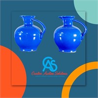 Sapphire Blue Fiesta Carafe Pitcher