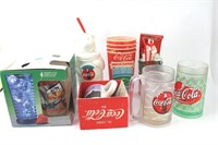 TEN VARIOUS COCA COLA COLLECTIBLE CUPS AND MUGS