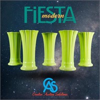 Vintage Fiesta Vase 9 5/8” - Chartreuse Green