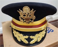 Us Army Kingsform Asu Dress Blue Officer Cap