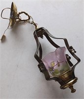Small Antique Brass Ceiling Fixture