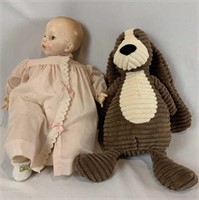 Lot Of Two Children’s Madame Alexander &jellycat