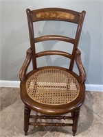 Beautiful Solid Wood Cane Seat Chair