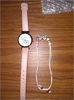 New girls watch and bracelet set with
