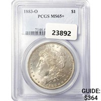 1883-O Morgan Silver Dollar PCGS MS65+
