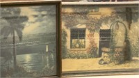 2 Antique Framed Prints D Miller