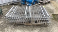 Wire shelving for pallet racks