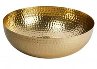MSRP $12 Small Gold Hammered Red Co Bowl