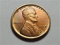 1912 Lincoln Cent Wheat Penny Very High Grade