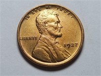 1927 Lincoln Cent Wheat Penny Uncirculated