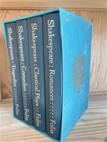 Folio Society William Shakeseare Four Volumes: