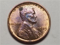1929 Lincoln Cent Wheat Penny Uncirculated