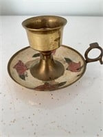 Solid Brass Candle Stick Holder