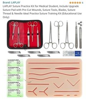 MSRP $26 Medical Student Suture Practice Kit