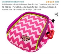 MSRP $31 Bumble Bum Imflatable Booster Seat