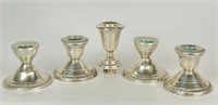 Sterling Silver Candlestick Holders & More