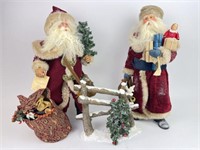 Kurt S. Adler Santa Figurines