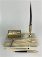 Vintage Sheaffer Pen with Stand & More