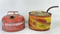 Vintage Metal Gas Cans