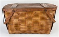 Jerywil Wov-n-Wood Picnic Basket with Contents