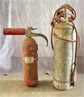 Acetylene Bottle & Fire Extinguisher
