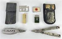Selection of Lighters, Multi-tools & More