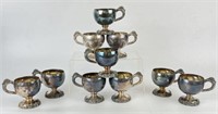 International Silver Plate Punch Cups