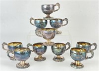 International Silver Plate Punch Cups