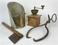 Vintage Ice Tongs, Scoop and More