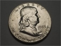 1953 D Franklin Half Dollar Uncirculated