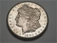 1880 S Morgan Silver Dollar Uncirculated PL
