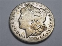 1904 S Morgan Silver Dollar Rare Date